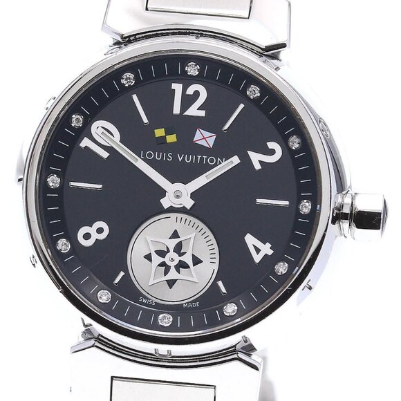 LOUIS VUITTON Tambour Lovely Cup 12P diamond Quartz Ladies Watch - Picture 1 of 7